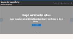 Desktop Screenshot of markushermannsdorfer.com